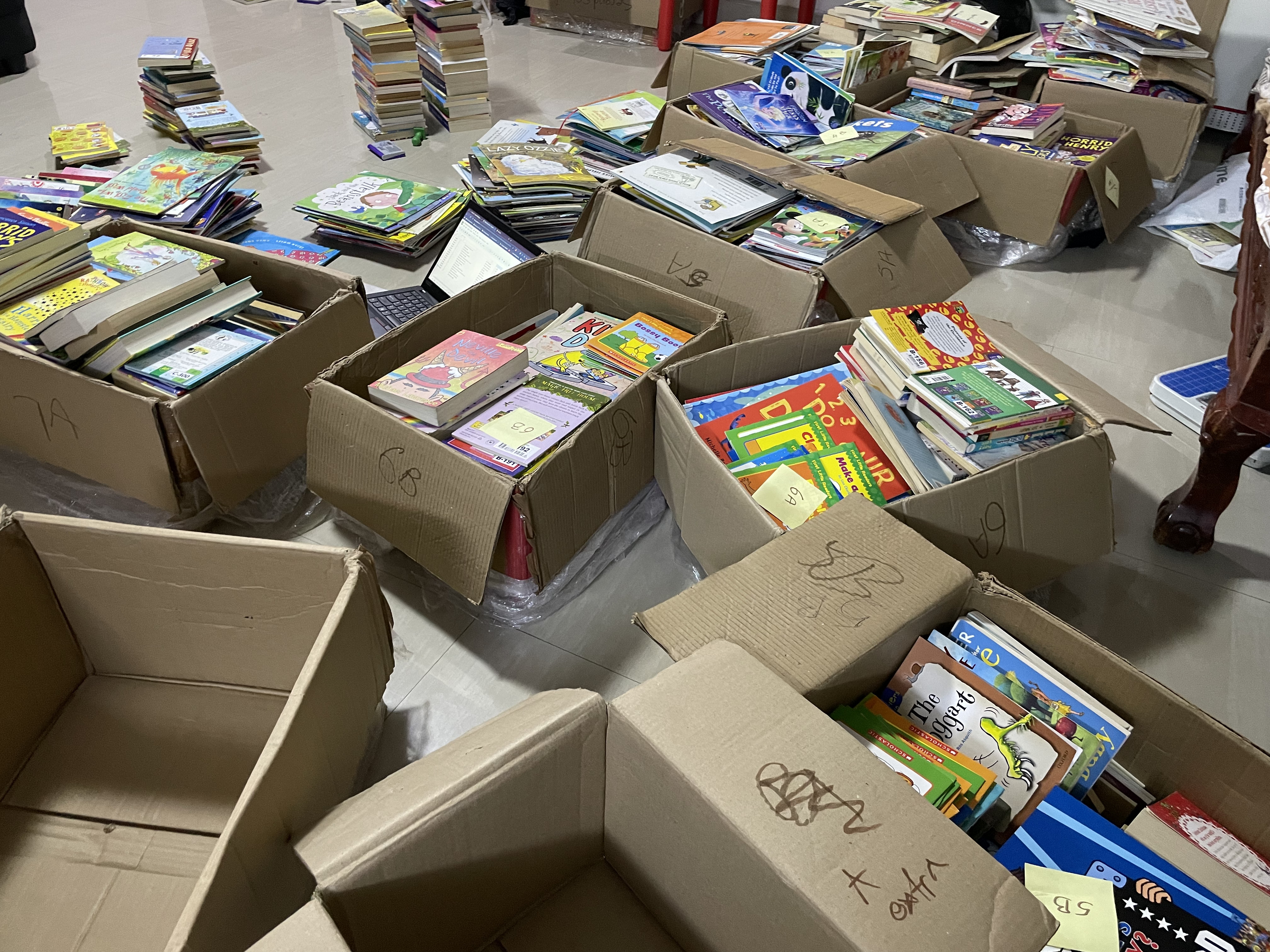 Books Ready to Donate